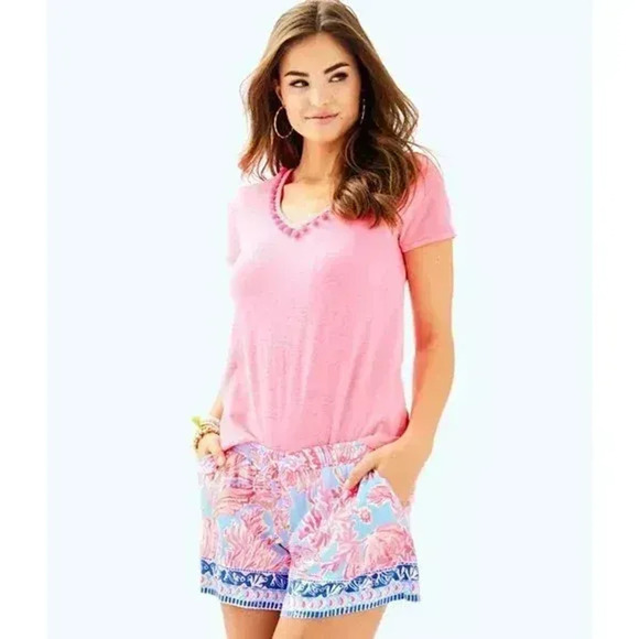 NWOT Lilly Pulitzer Katia Summer Beach Shorts - MSRP $78 - Size Small - Picture 1 of 1